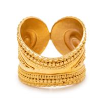 LALAOUNIS, YELLOW GOLD RING