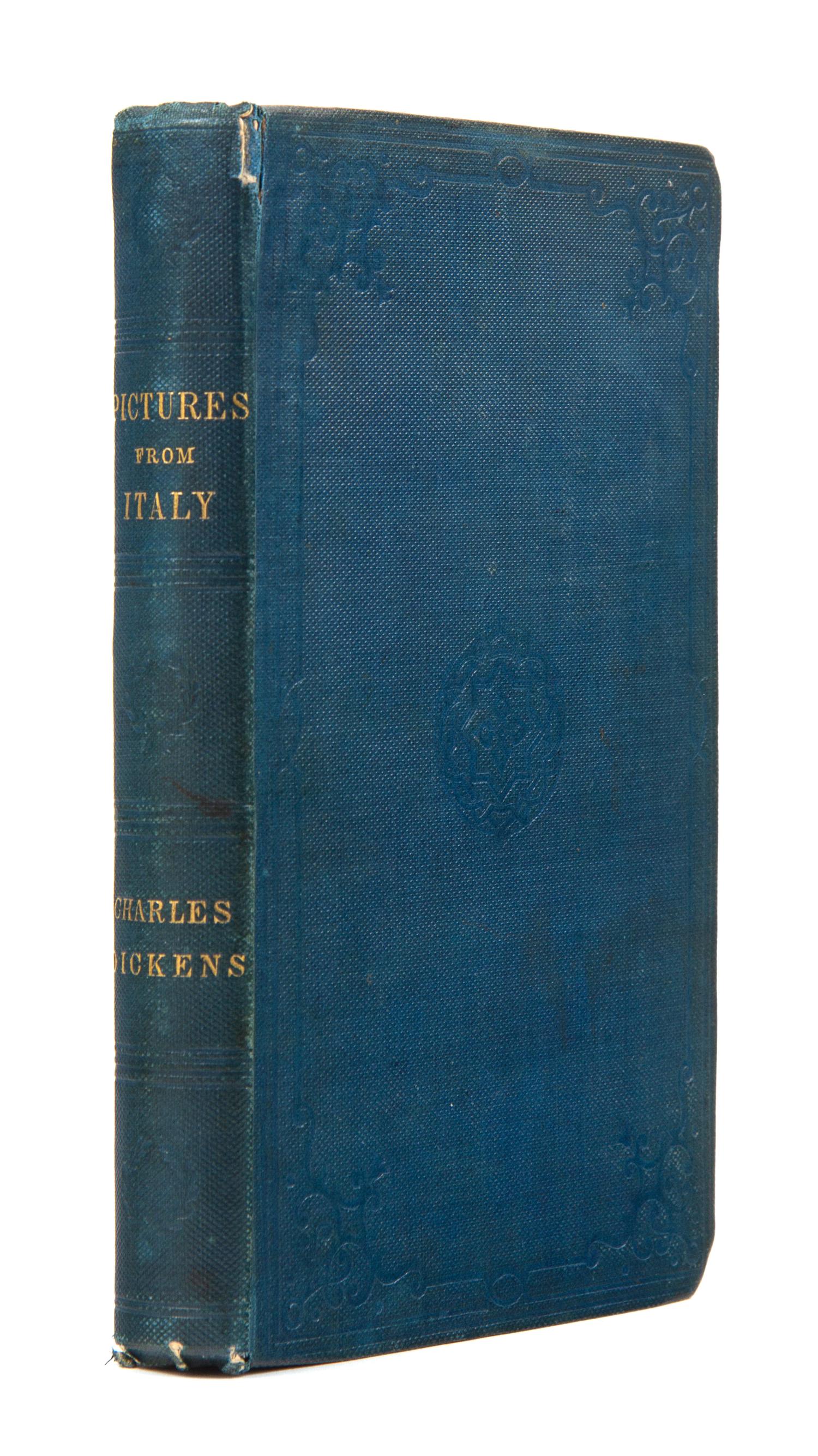 DICKENS, Charles (1812-1870). Pictures from Italy. London: Bradbury & Evans for the Author, 1846.