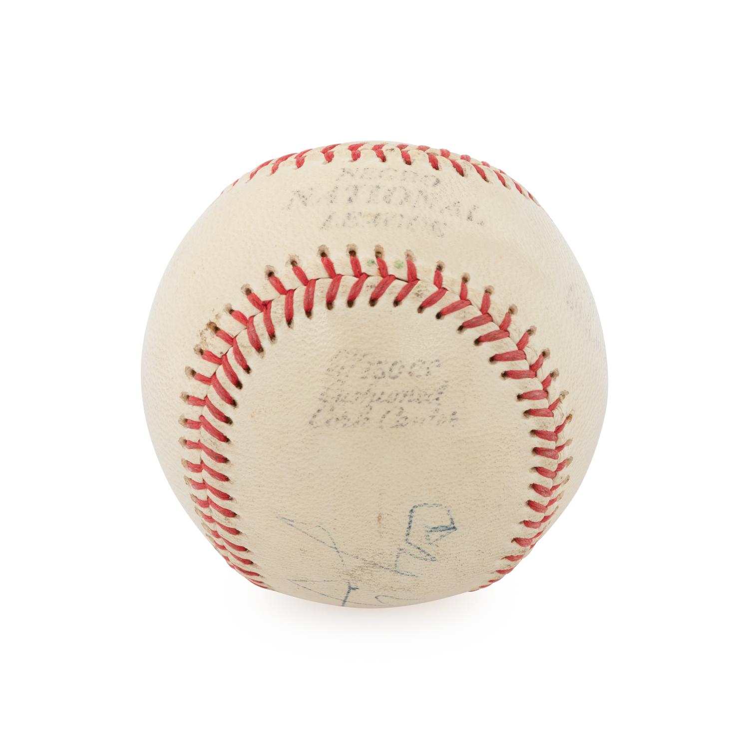 A Cy Young Signed Autograph Baseball (Beckett Authentication Services Letter)