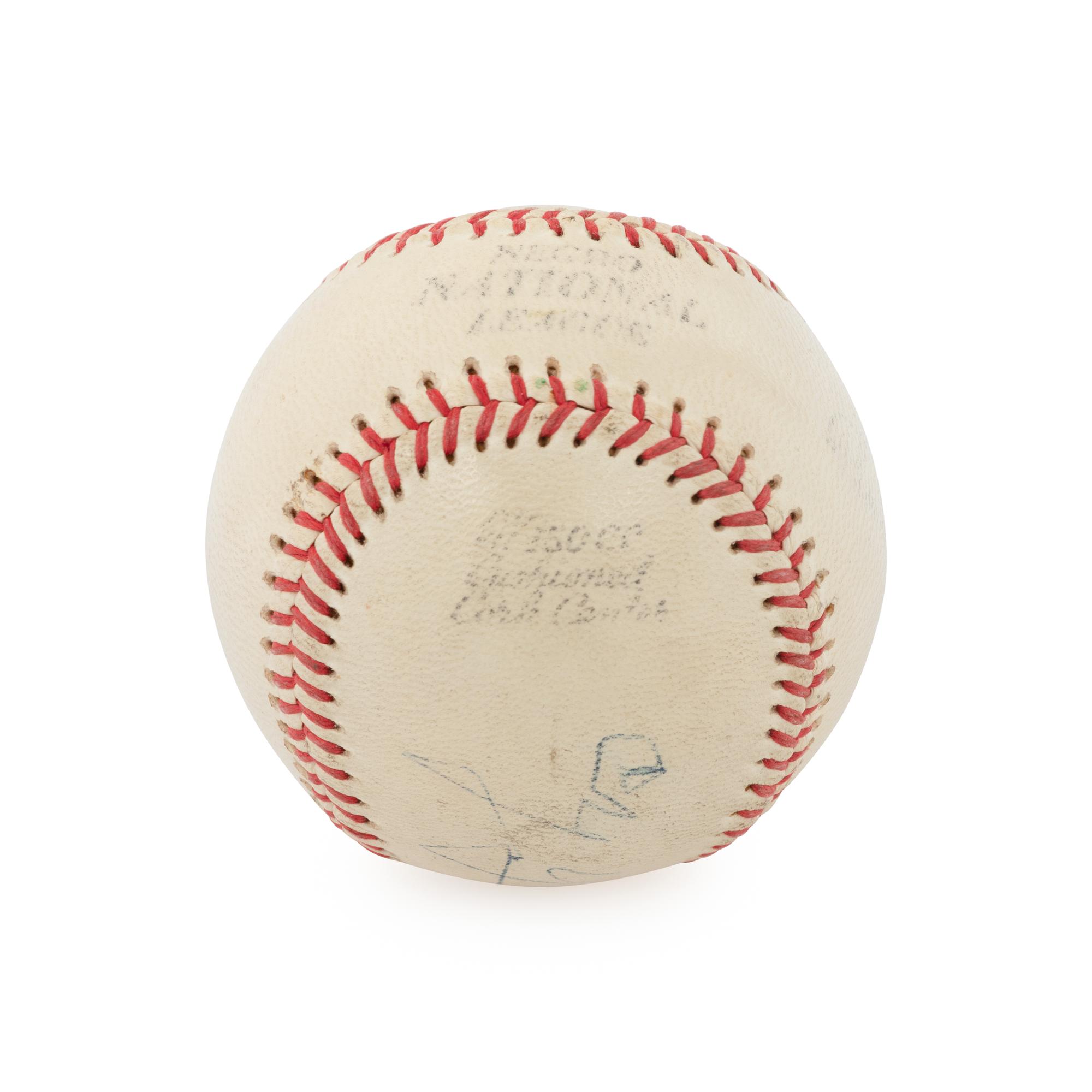 A Cy Young Signed Autograph Baseball (Beckett Authentication Services Letter)