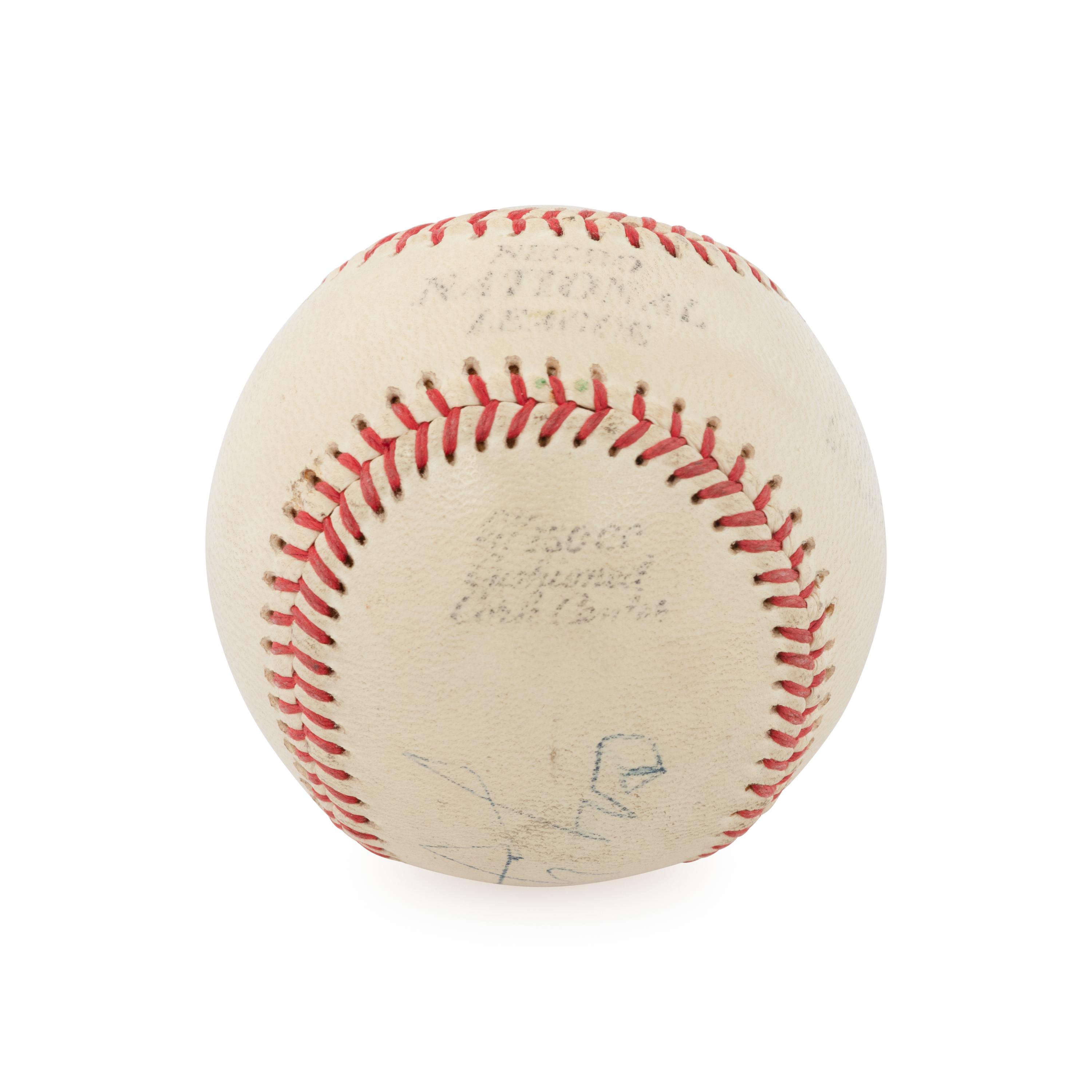 A Cy Young Signed Autograph Baseball (Beckett Authentication Services Letter)