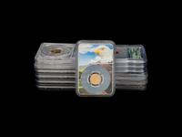 A Group of Thirteen MS70 Graded Gold Eagle $5 1/10 oz. Gold Coins