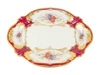 A Limoges Painted Porcelain Tureen and Undertray — 20TH CENTURY