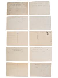 [EARLY PHOTOGRAPHY] -- [SPORTS]. A group of 32 real photo postcards of athletes and events, incl. baseball, track and field, gymnastics, wrestling, strongmen, and female basketball players.