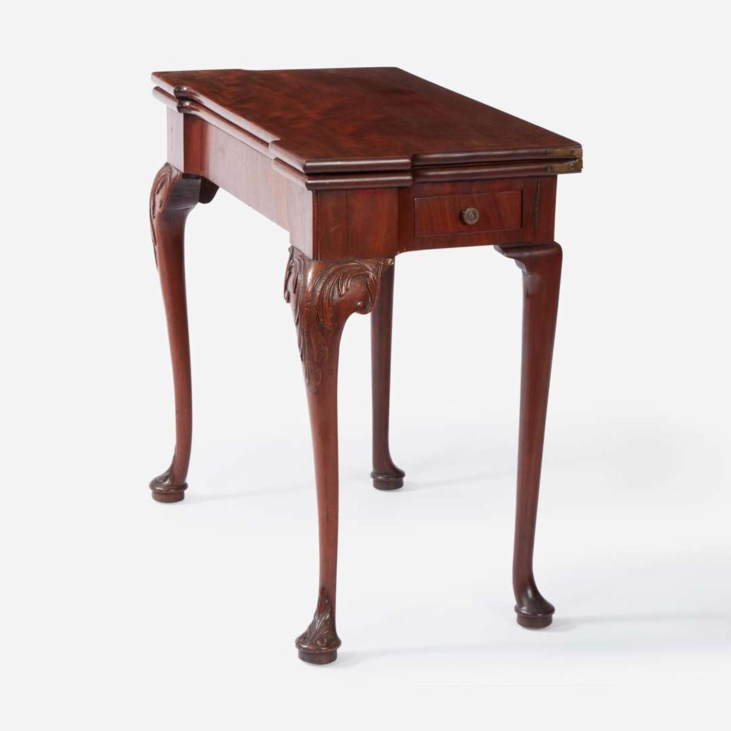 A George II Mahogany Games Table