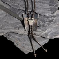 Zuni Mosaic Inlay Equine Bolo Tie