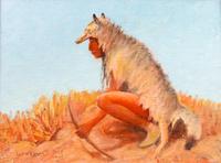 Hart M. Schultz (Lone Wolf) 9 x 12 inches — (American, 1882-1970)