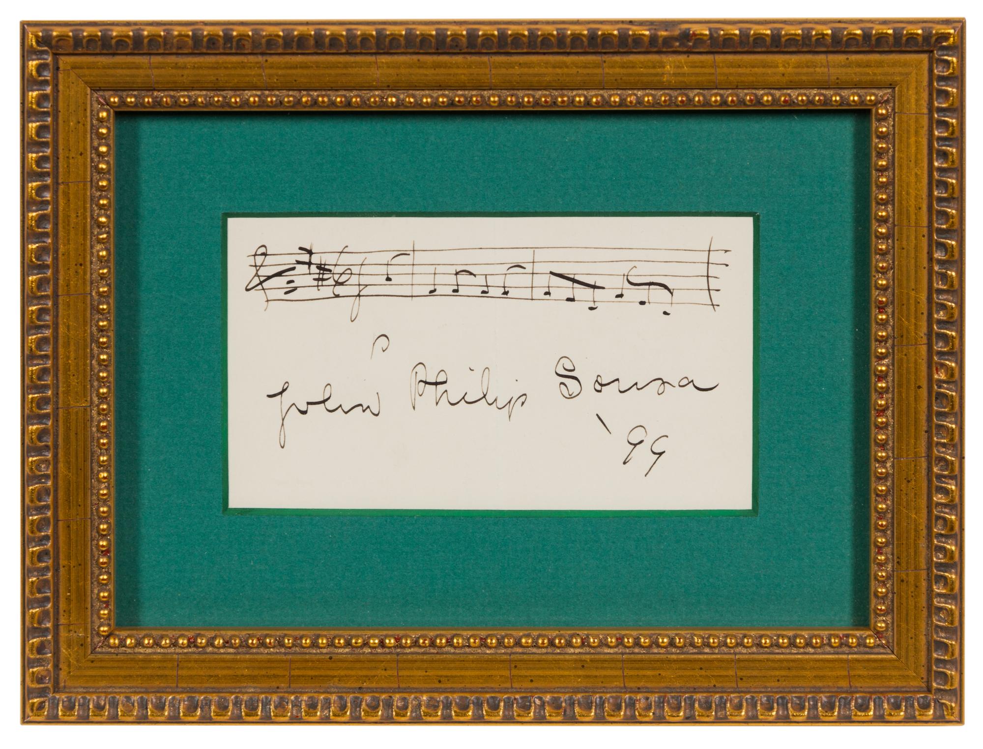 [MUSICIANS AND COMPOSERS]. A group of 4 manuscripts by musicians and composers.