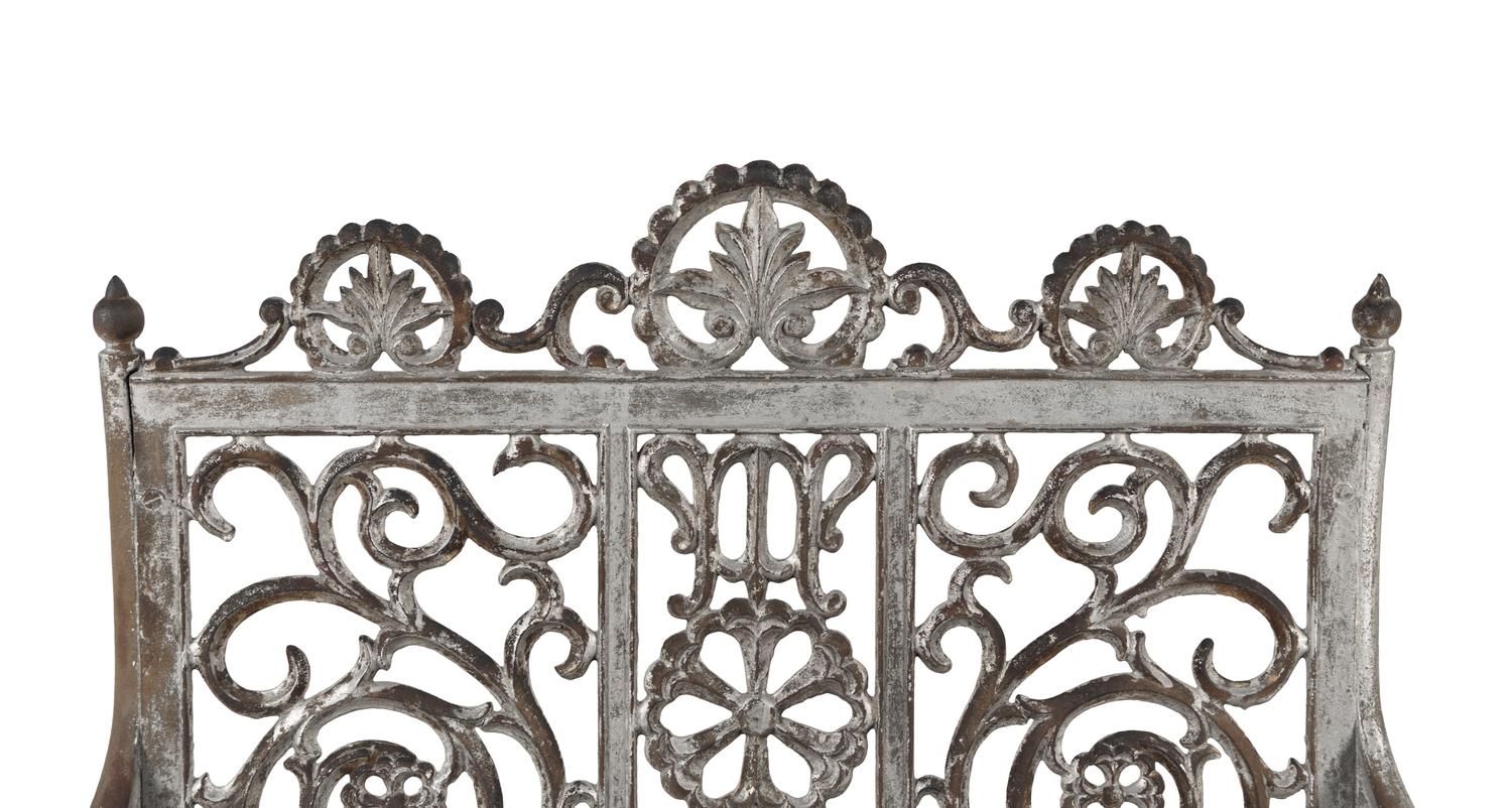 A Peter Timmes & Son Cast Iron Garden Bench