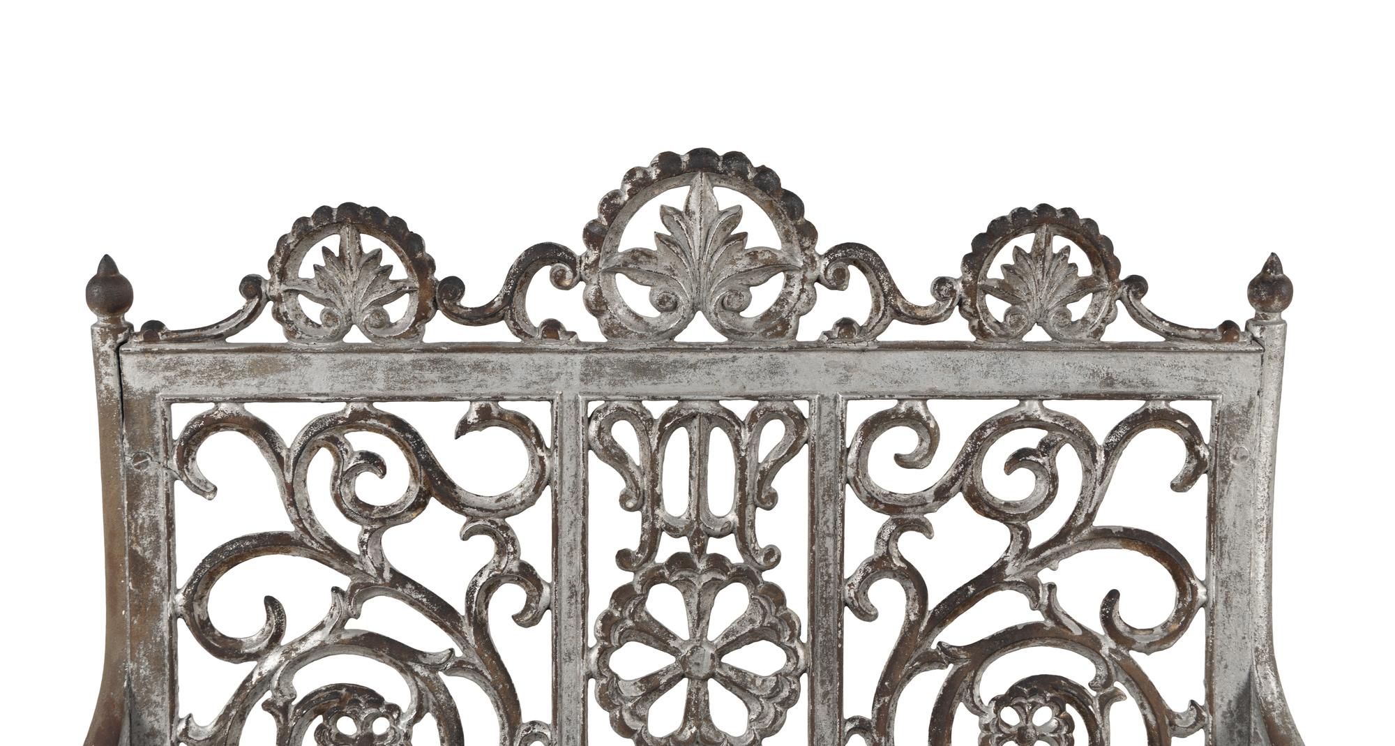 A Peter Timmes & Son Cast Iron Garden Bench