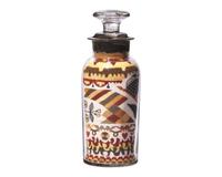 A Sand Art Bottle, Andrew Clemens (1857-1894), McGregor, Iowa, Dated "1877"