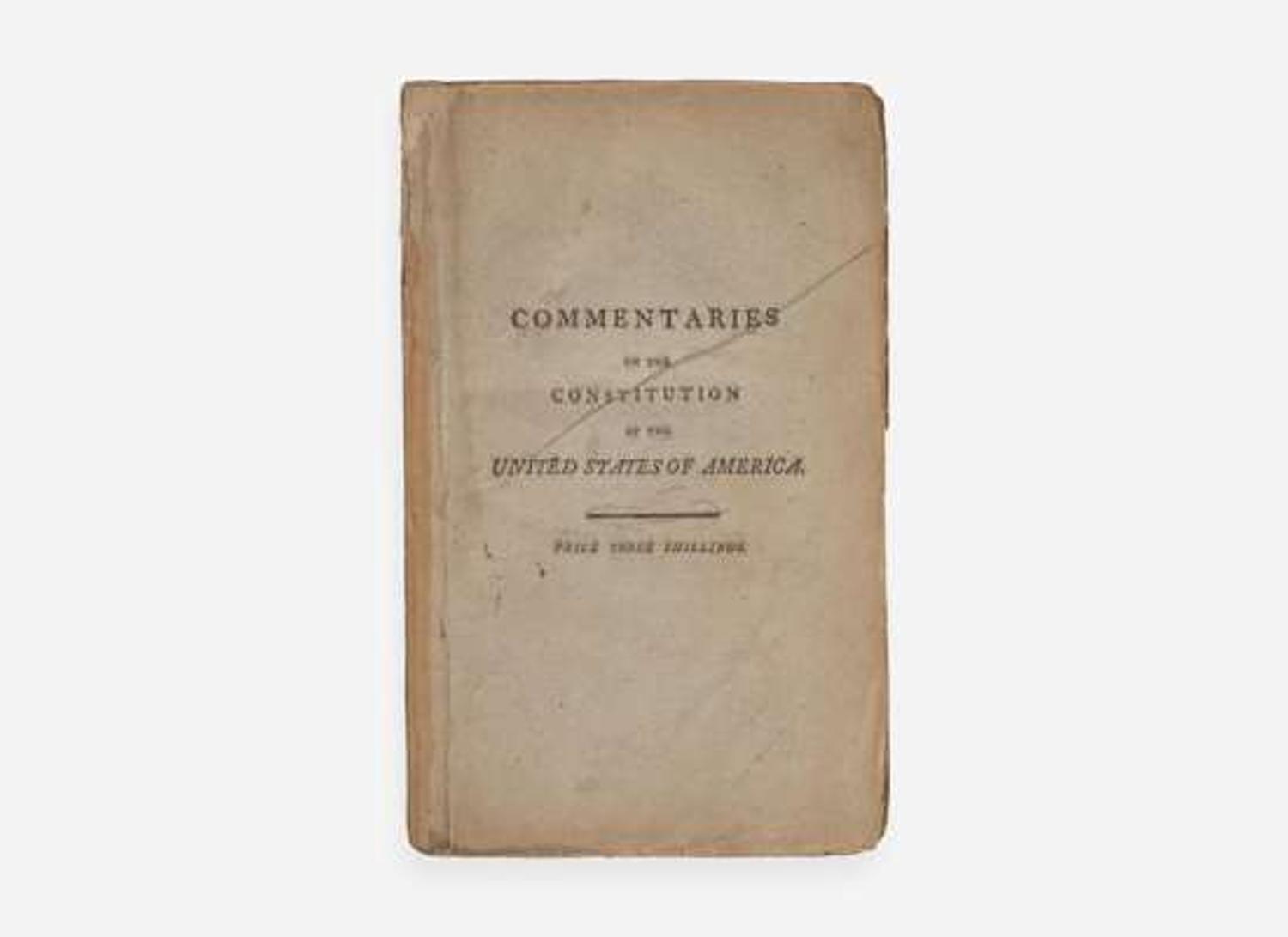[Americana] Wilson, James, and Thomas M'Kean: Commentaries on the Constitution of the United States of America...