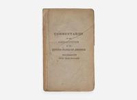 [Americana] Wilson, James, and Thomas M'Kean: Commentaries on the Constitution of the United States of America...