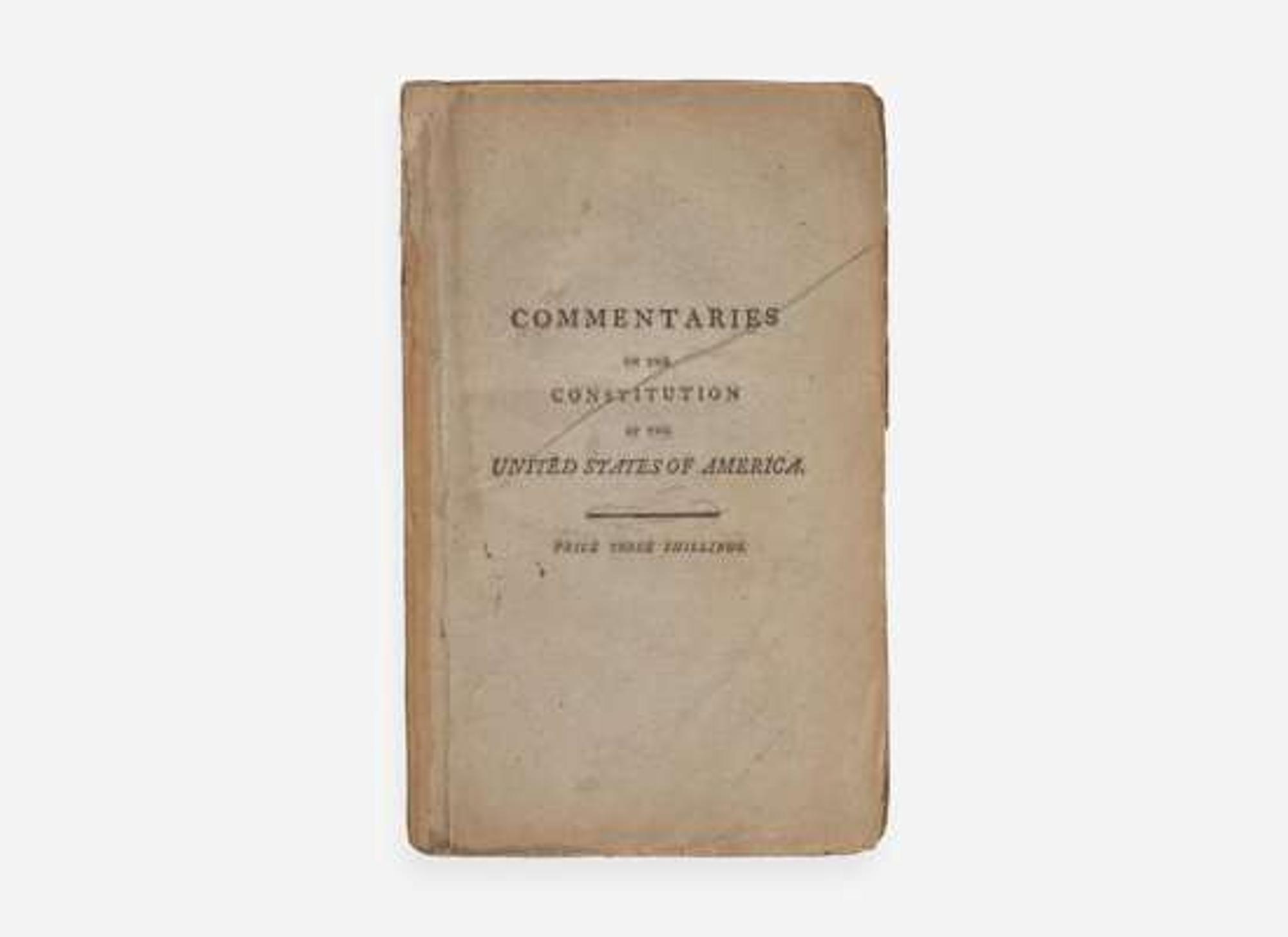 [Americana] Wilson, James, and Thomas M'Kean: Commentaries on the Constitution of the United States of America...