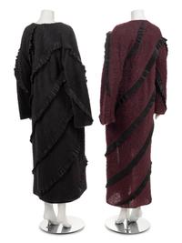 Two Alpaca Wool Dresses and Coats, Fall 1999