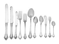 An American Silver Flatware Service