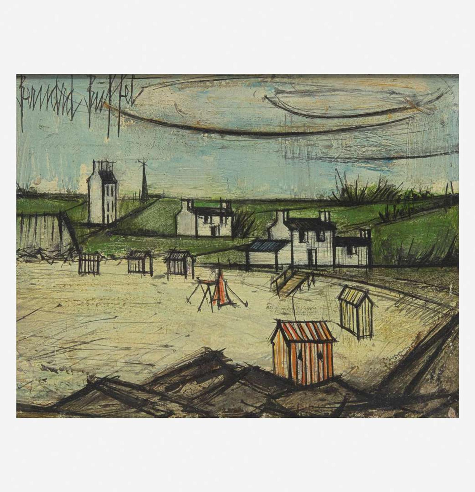 Bernard Buffet (French, 1928-1999) Plage de Bretagne