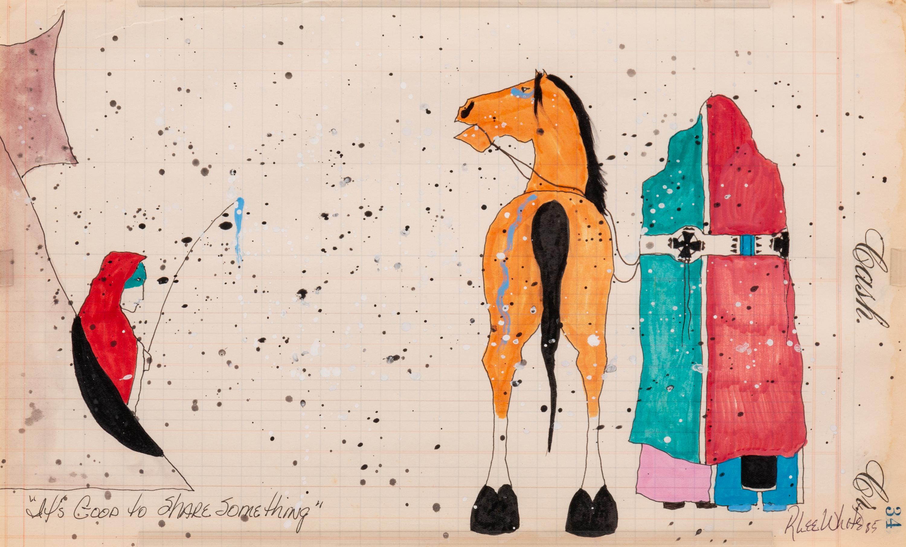Paintings on Ledger