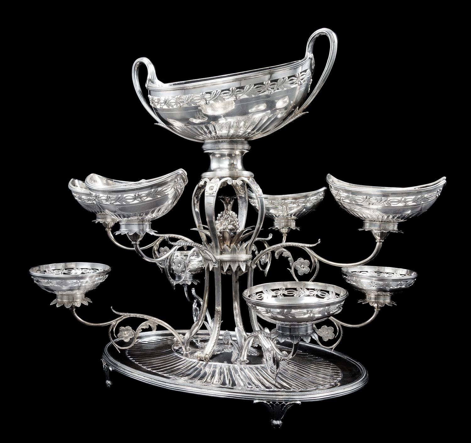 A George III Silver Epergne by Thomas Pitts