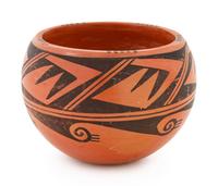 A Hopi Pottery Vase by Beth Sakeva (Hopi, 1926-1994)