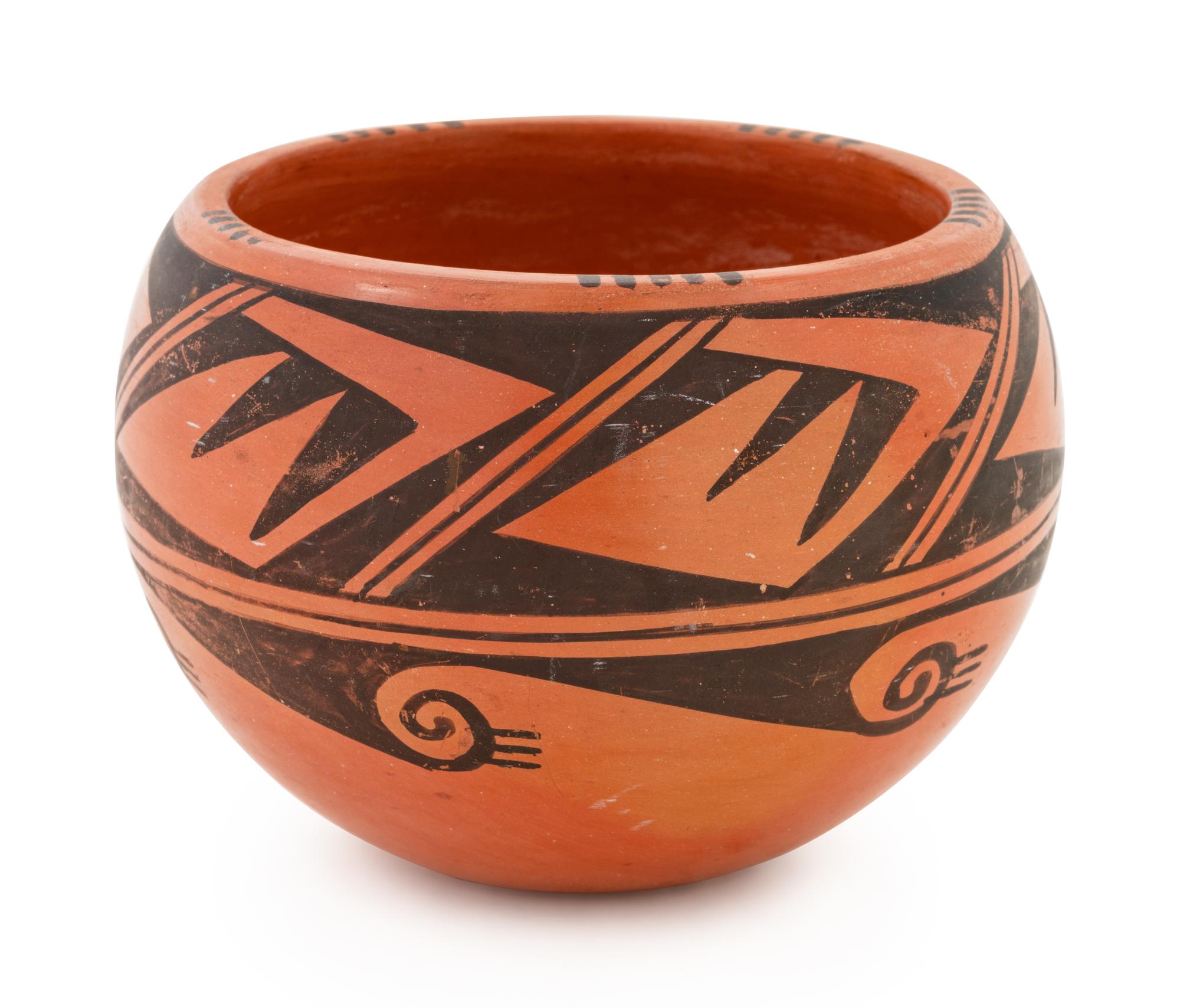 A Hopi Pottery Vase by Beth Sakeva (Hopi, 1926-1994)