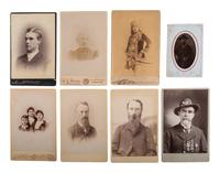 [NATIVE AMERICANS]. CHOATE, J.N., photographer. Album containing cabinet photograph of young Native American women, presumably students from the Carlisle Indian Industrial School. Carlisle, PA.