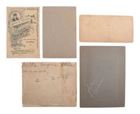 [EDUCATION - EARLY PHOTOGRAPHY]. A group of 8 photographs, incl. Hampton University Students, ca 1910.