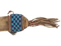 Athabaskan Beaded Moose Hide Rifle Scabbard