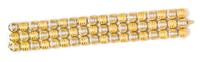 An 18 Karat Yellow Gold, Platinum and Diamond Bracelet, Chaavae, 86.60 dwts.