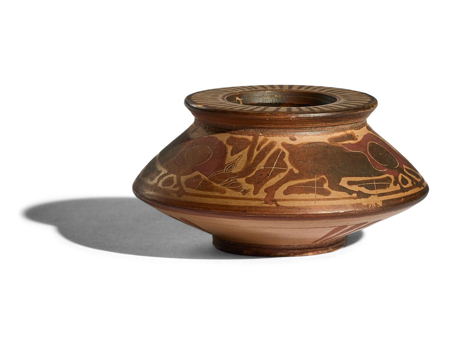 A Corinthian Black-Figured Vessel