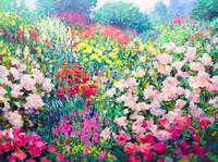 Ron McKee, (American, b. 1931), Untitled (Blooming Fields of Flowers)