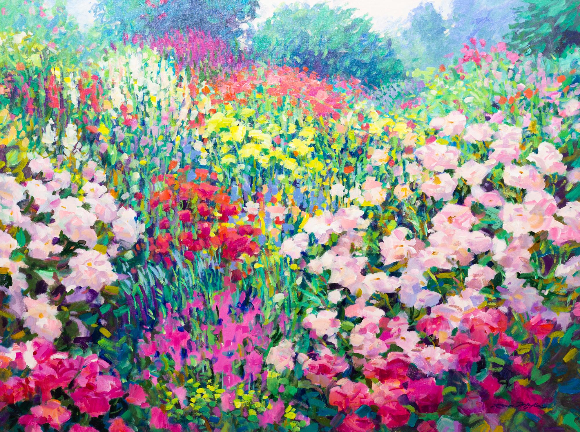 Ron McKee, (American, b. 1931), Untitled (Blooming Fields of Flowers)