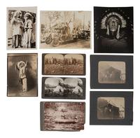 [NATIVE AMERICANS]. 50+ photos & postcards of Native Americans incl. image by RINEHART.