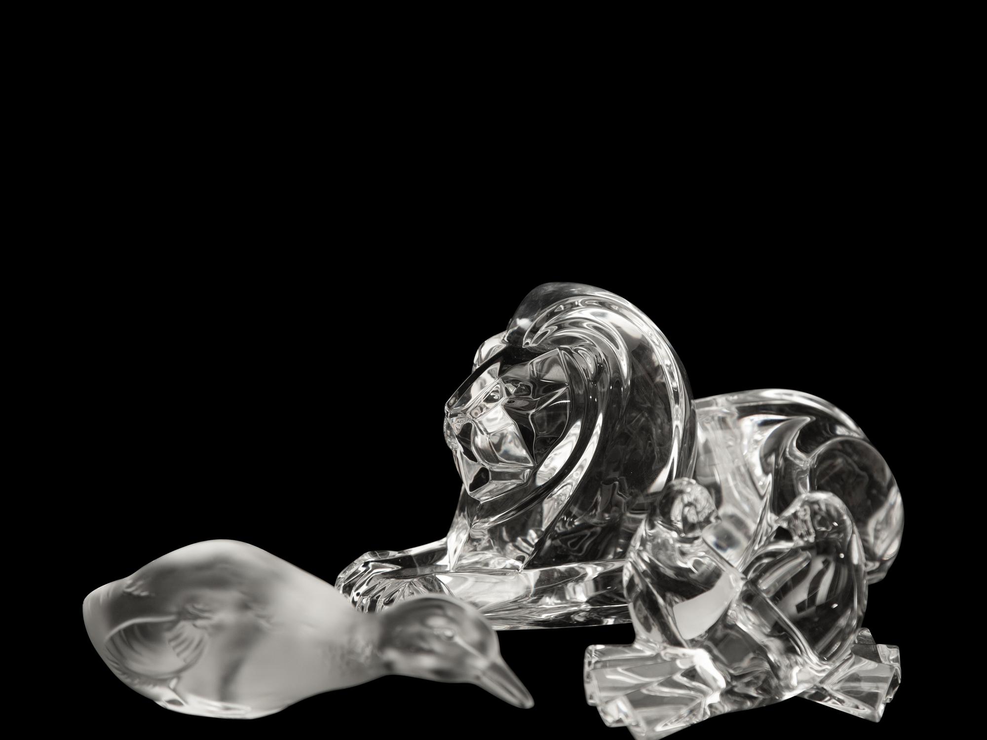 Ten Glass Figurines