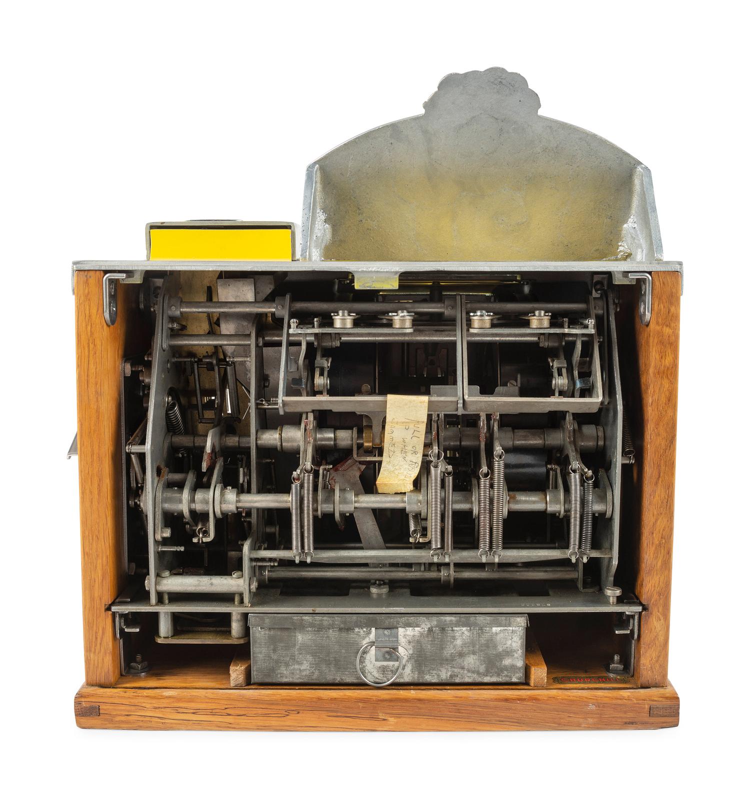 A Buckley Reliance 5-Cent Jackpot Dice Slot Machine