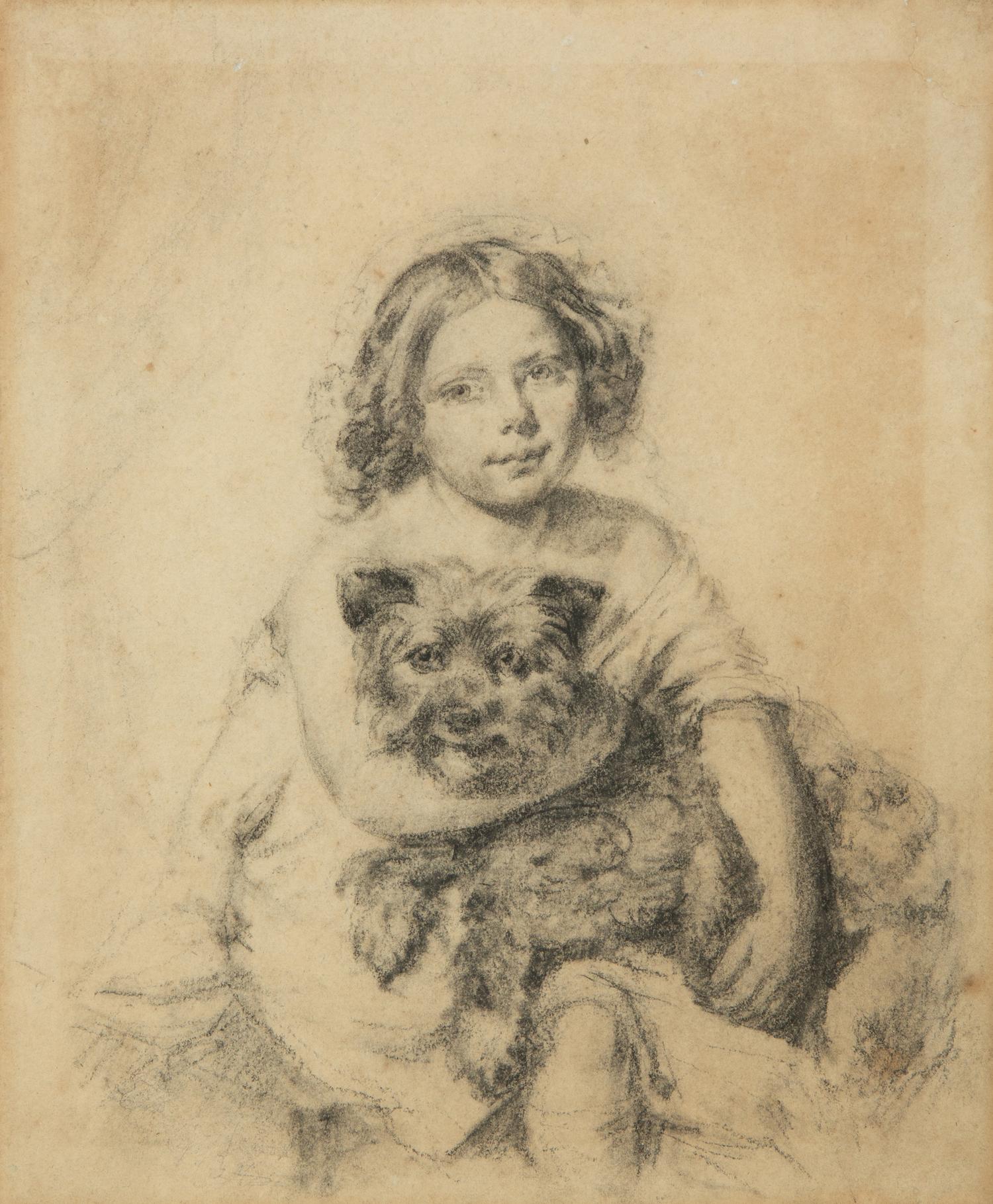 Two Sketches of Young Girls