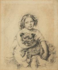 Two Sketches of Young Girls