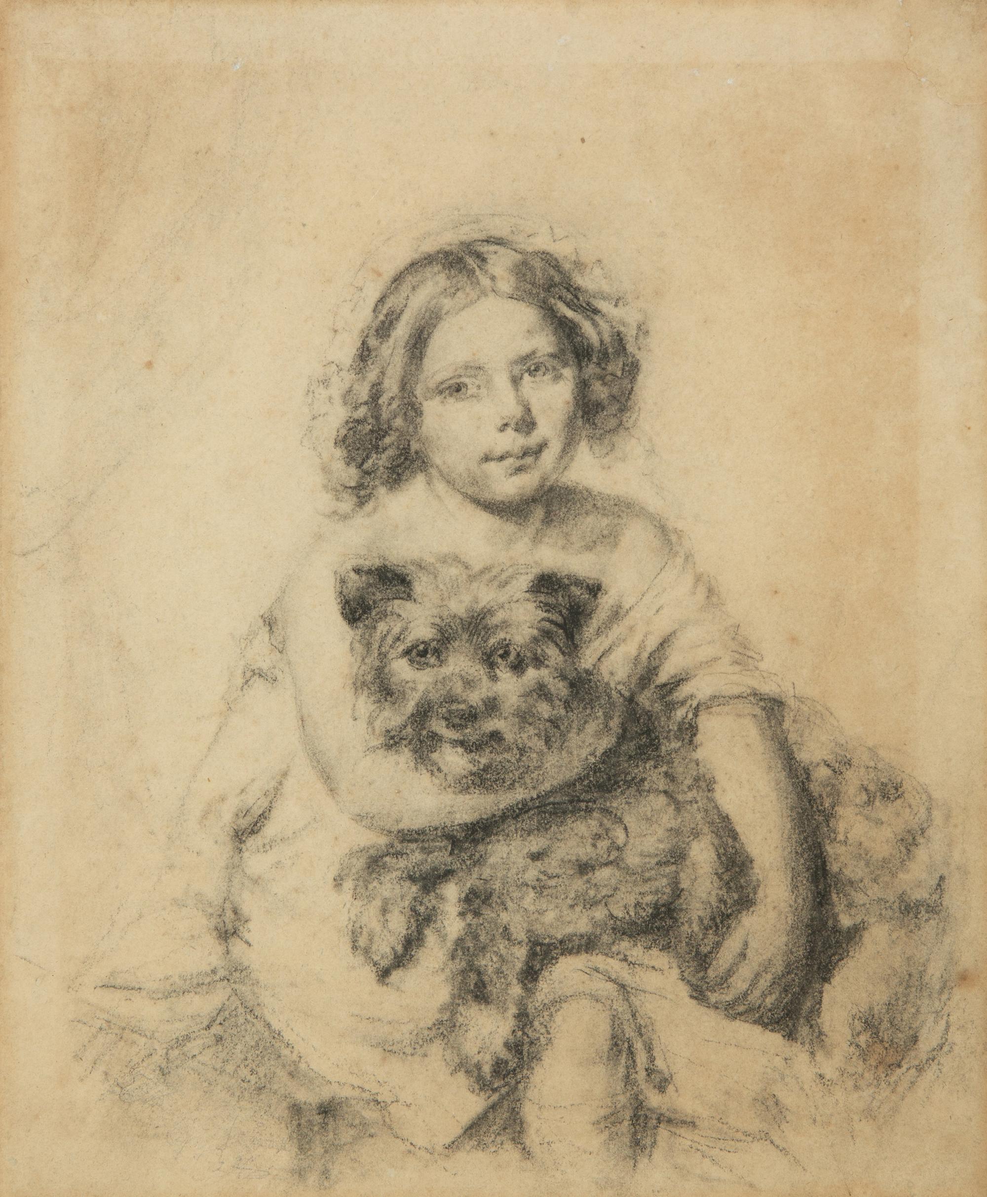 Two Sketches of Young Girls