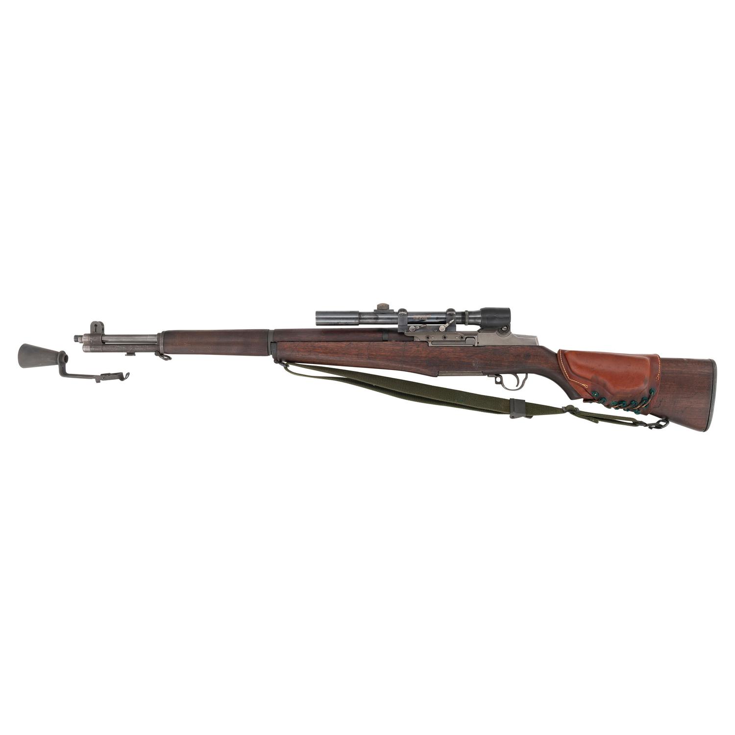 **Springfield Armory M1C Garand Sniper Rifle Rebuilt 1953 with M82 Scope
