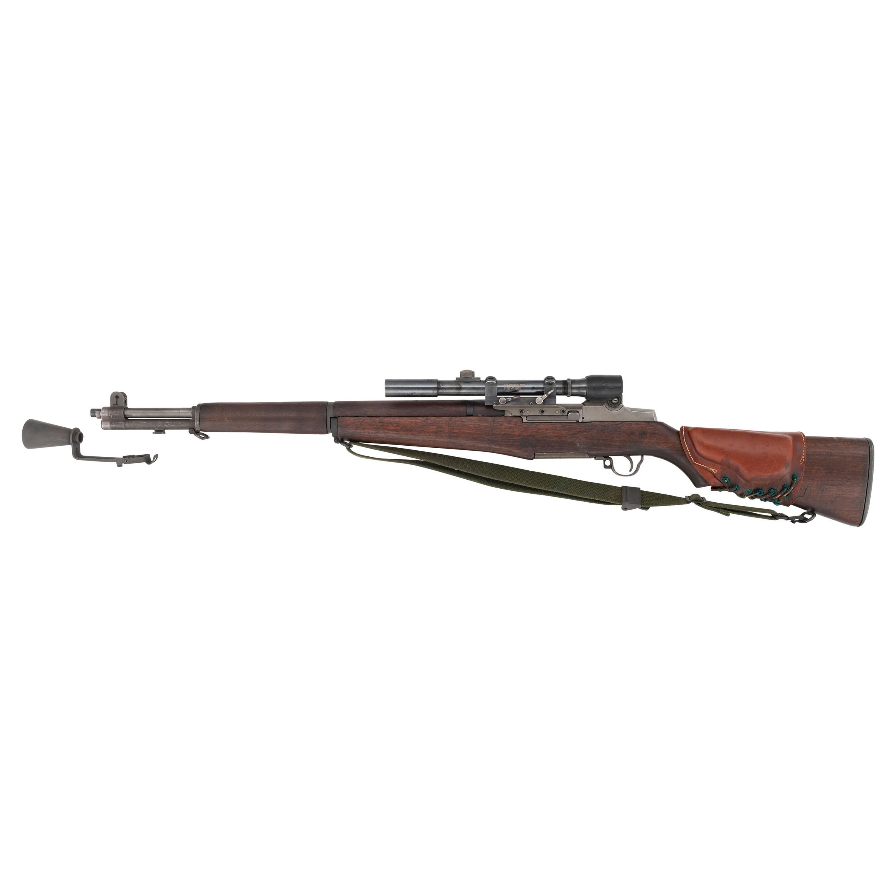 **Springfield Armory M1C Garand Sniper Rifle Rebuilt 1953 with M82 Scope
