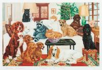 Eight Prints depicting Dogs of Various Breeds Largest: 13 x 19 inches.