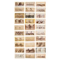 [Chicago Fire]. An extensive collection of approx. 250 stereoviews taken before and after the Great Chicago Fire of 1871.
