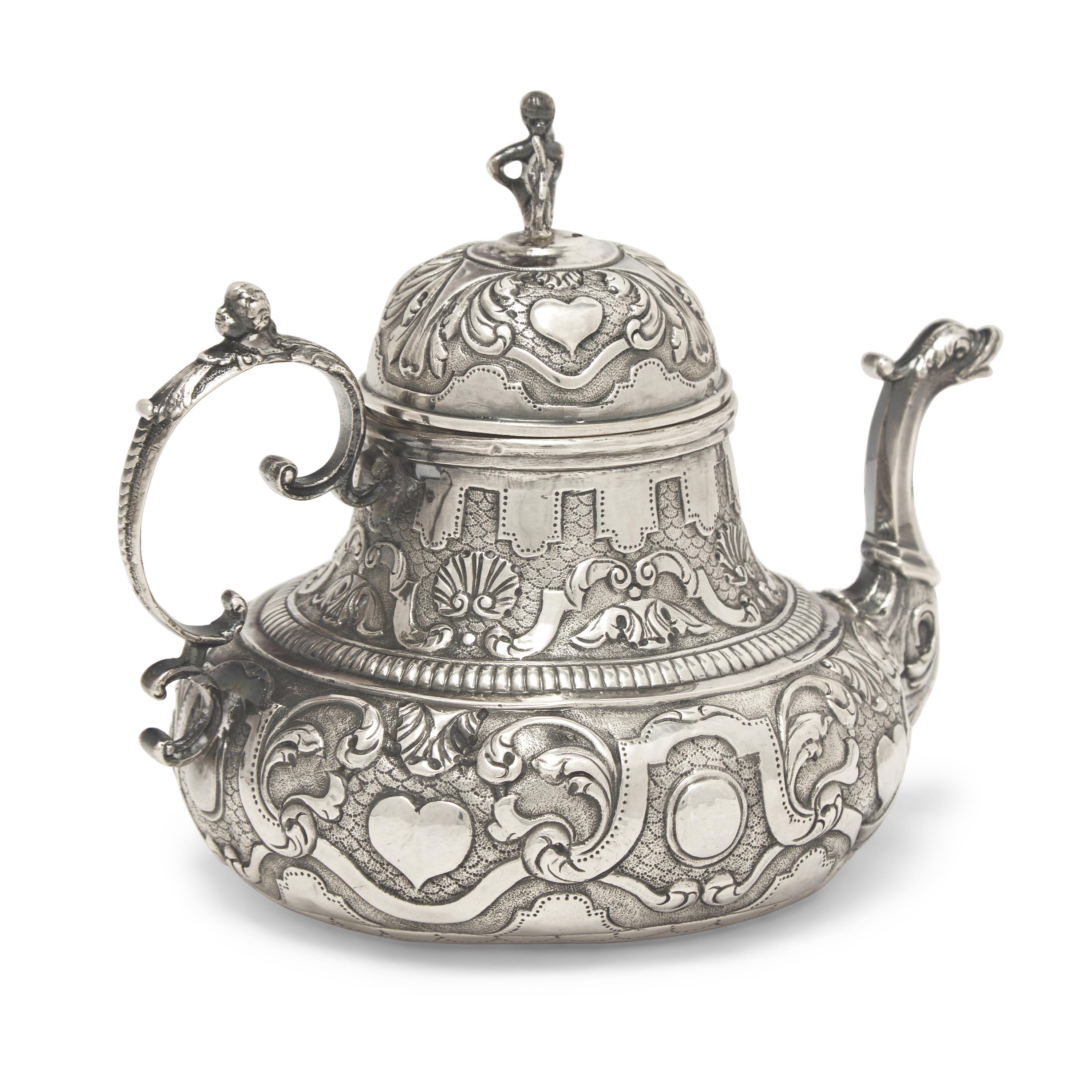 A Dutch Silver Teapot