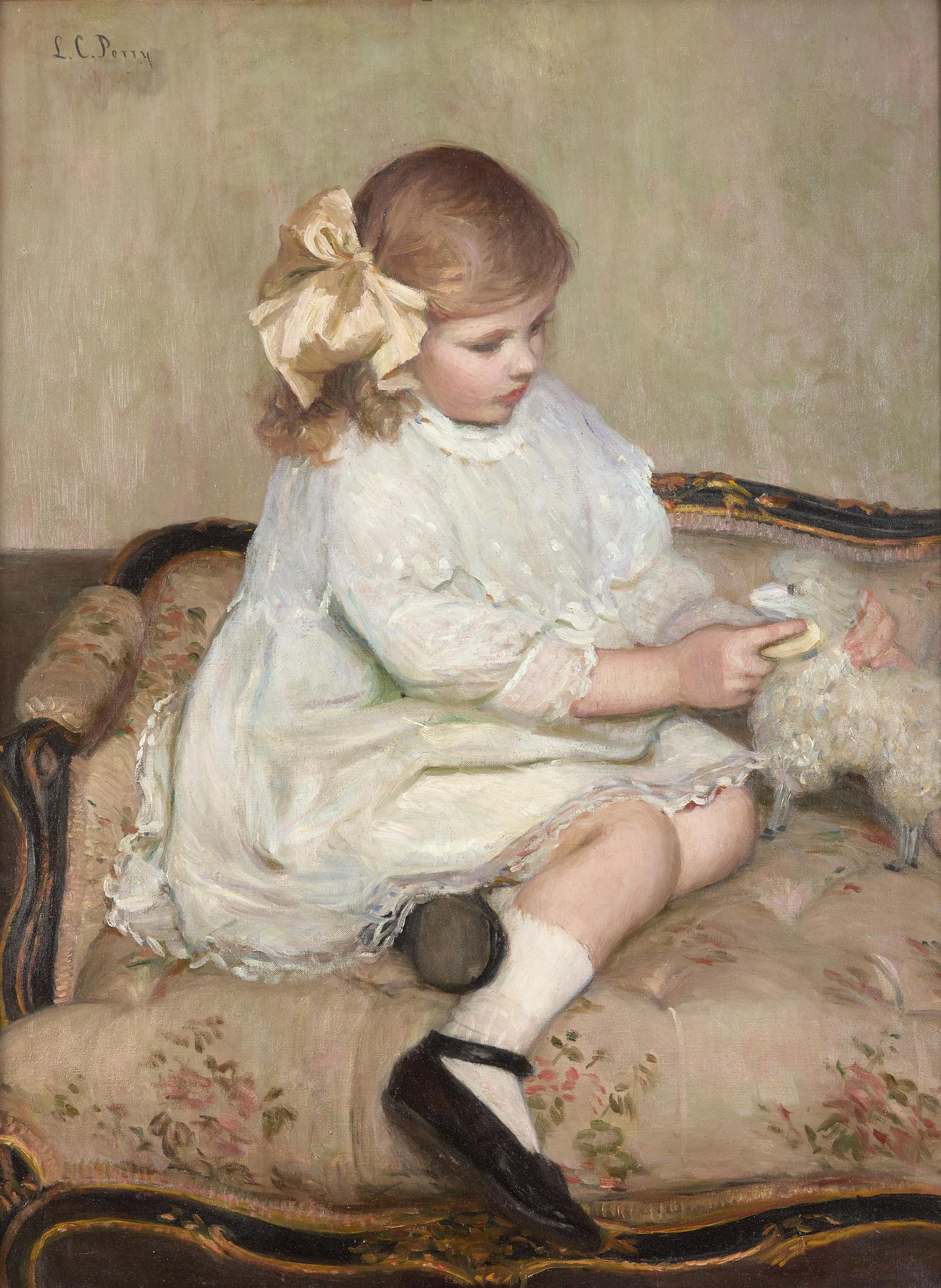Young Girl with Lamb , 1912