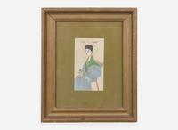 After Eveline F. Willis (b. 1828), Small Printed Portrait of Mrs. Caroline S. Campbell, mid-20th century