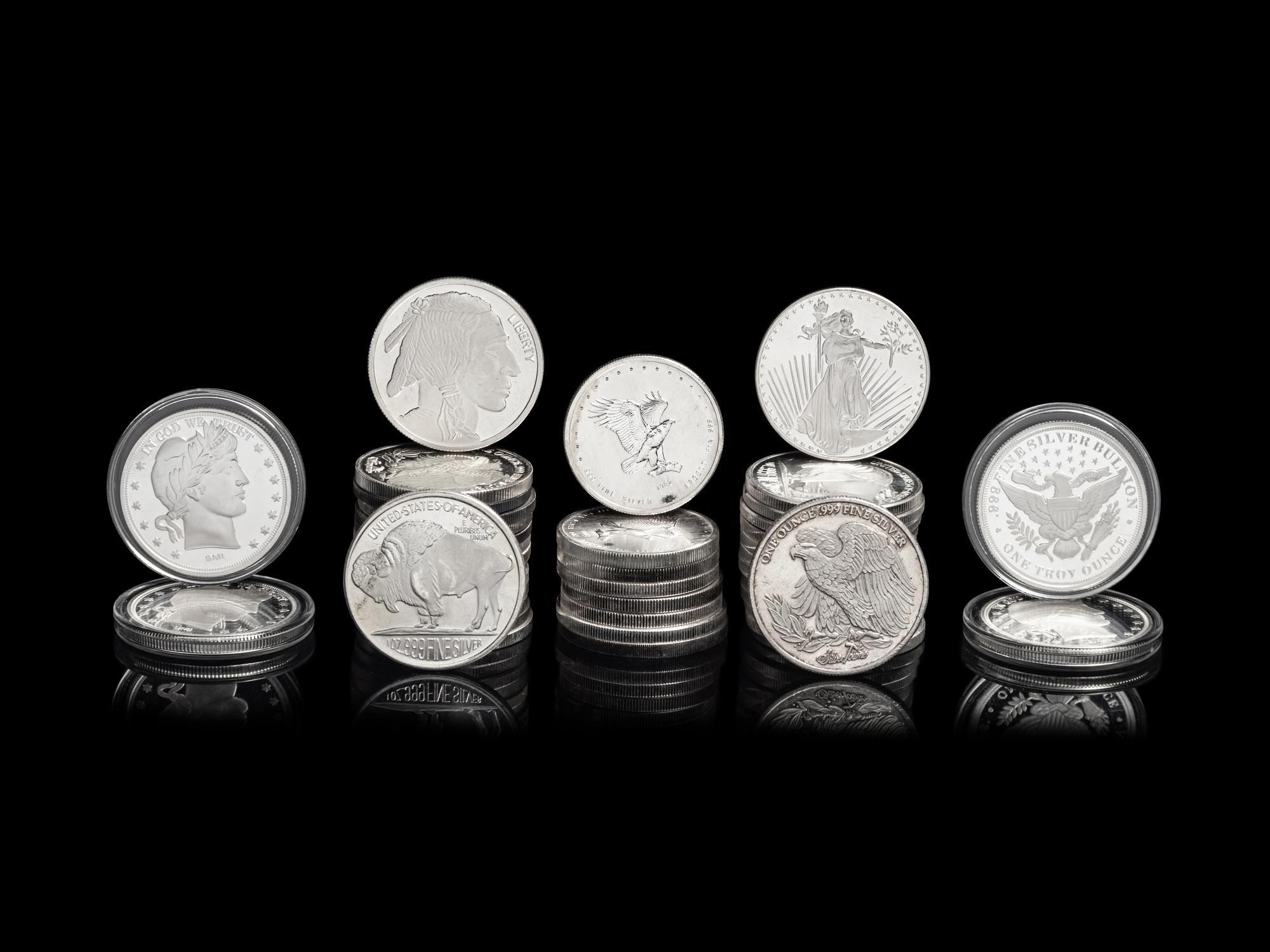 [PRIVATE ISSUE] Forty 1 oz. Silver Rounds