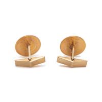 YELLOW GOLD AND COIN CUFFLINKS