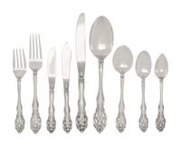 An American Silver Flatware Service
