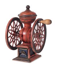 A Lane Brothers No. 12 Swift Double-Wheeled Coffee Grinder