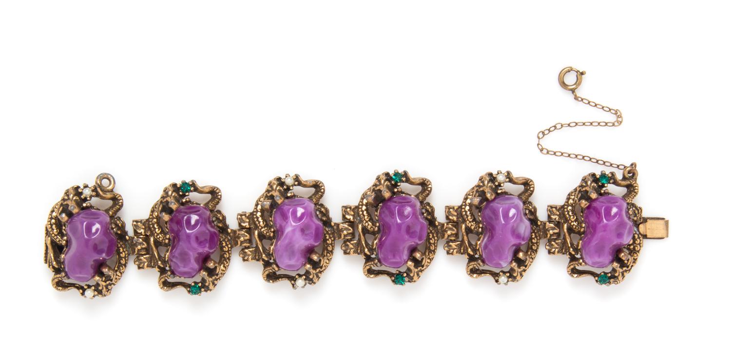 A Purple Stone Bracelet,